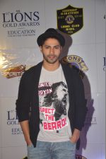 Varun Dhawan at the 21st Lions Gold Awards 2015 in Mumbai on 6th Jan 2015